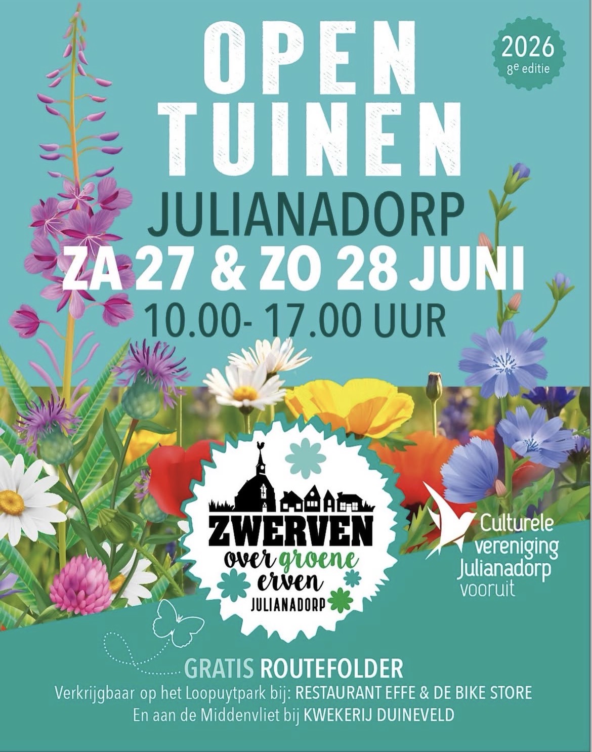 Zwerven over groene erven 2026